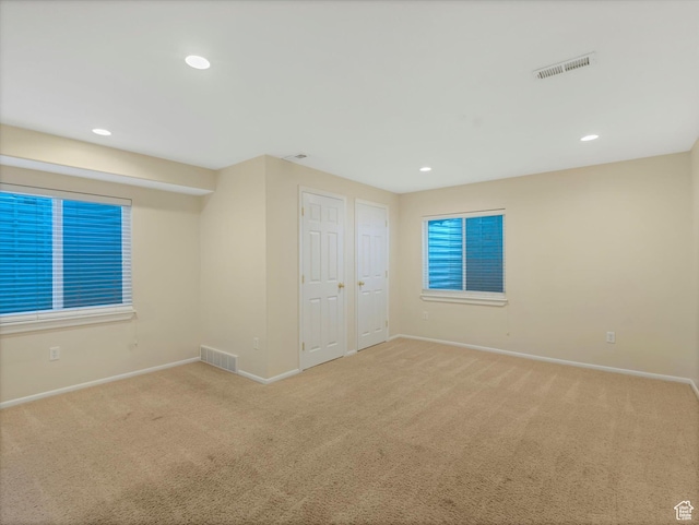 1429 E Sumac Way, Murray, UT 84121 - unfurnished bedroom with baseboards, carpet flooring, and recessed lighting