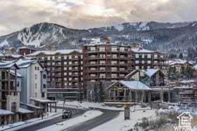 3000 Canyons Resort Dr Unit 10-602, Park City, UT 84098 - snow covered property with a mountain view