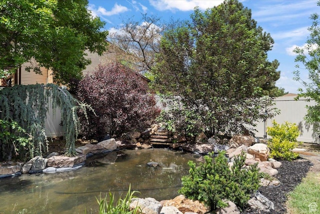 2899 W 8870 S, West Jordan, UT 84088 - view of yard featuring a garden pond