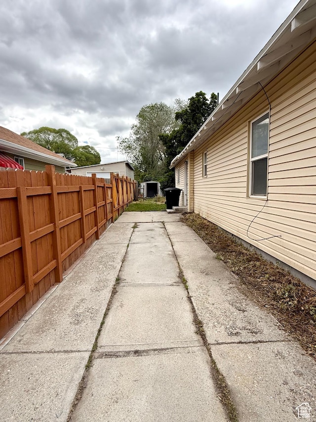 view of property exterior