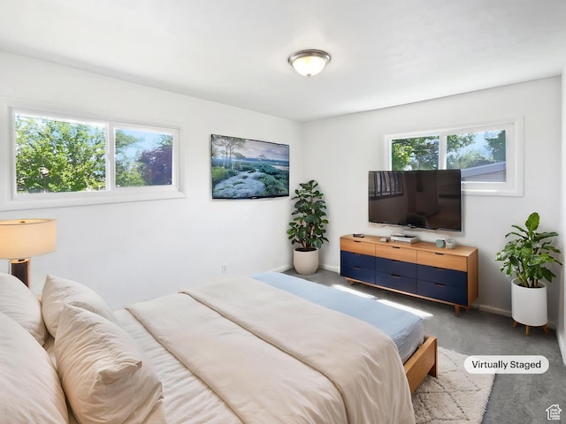 2959 W 1300 N, Clinton, UT 84015 - bedroom featuring multiple windows, carpet flooring, and baseboards