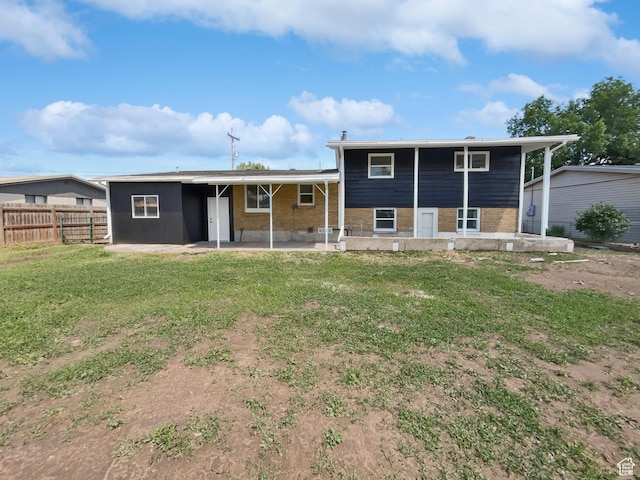 2959 W 1300 N, Clinton, UT 84015 - back of property with a patio and brick siding
