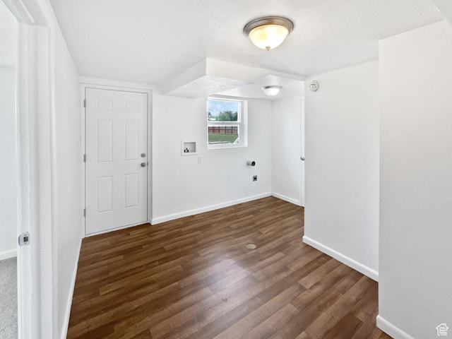 2959 W 1300 N, Clinton, UT 84015 - additional living space featuring dark wood-type flooring and baseboards