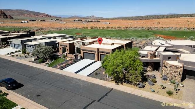 3208 S Sand Stone Dr, Hurricane, UT 84737 - aerial view of a mountain backdrop