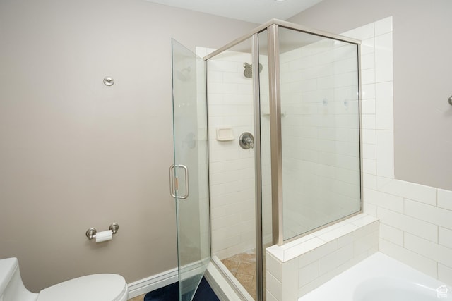 161 S 2775 W, West Point, UT 84015 - bathroom with a shower stall, toilet, and a garden tub