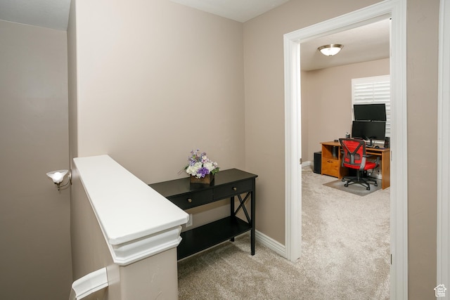 161 S 2775 W, West Point, UT 84015 - hall with carpet, an office area, and baseboards