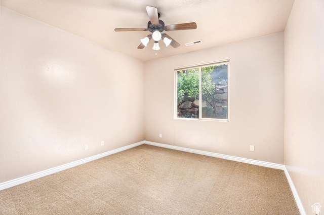 8 S Arroyo Dr, St George, UT 84790 - carpeted empty room featuring ceiling fan and baseboards
