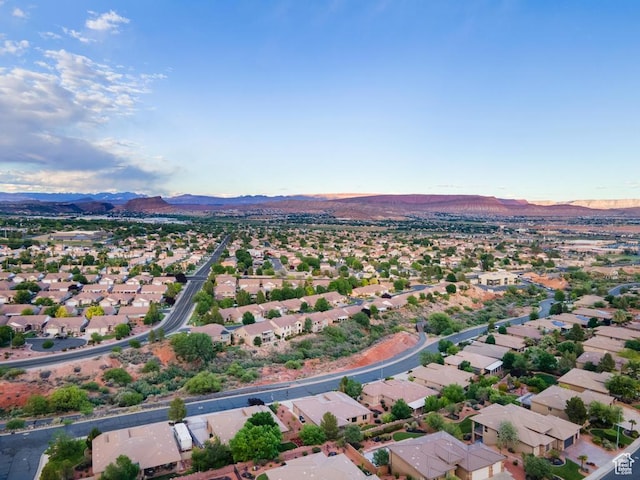 8 S Arroyo Dr, St George, UT 84790 - aerial view of residential area with a mountainous background