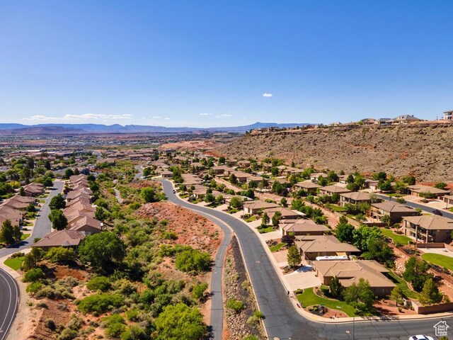 8 S Arroyo Dr, St George, UT 84790 - aerial view of residential area with a mountainous background
