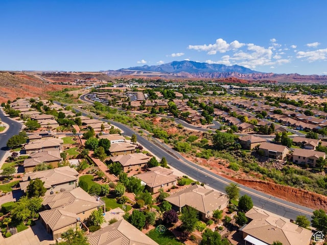 8 S Arroyo Dr, St George, UT 84790 - aerial perspective of suburban area featuring a mountainous background