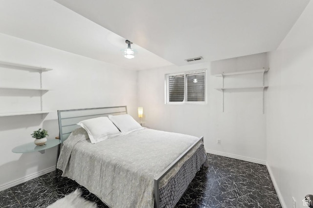 635 E Pioneer Ave S, Sandy, UT 84070 - bedroom featuring dark marble finish floors and baseboards