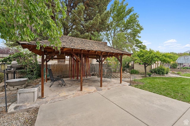 635 E Pioneer Ave S, Sandy, UT 84070 - view of patio / terrace with a gazebo
