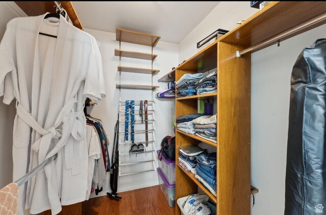 635 E Pioneer Ave S, Sandy, UT 84070 - spacious closet featuring wood finished floors