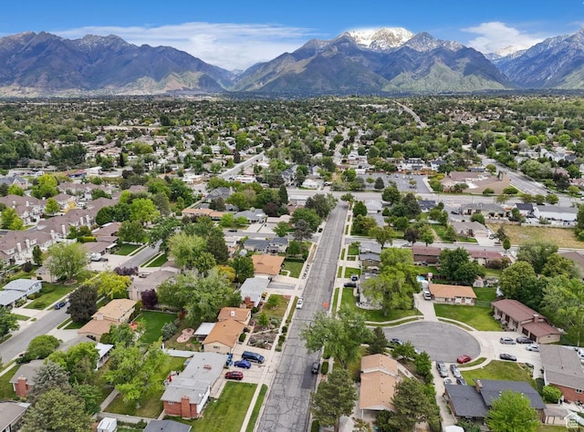 635 E Pioneer Ave S, Sandy, UT 84070 - aerial perspective of suburban area with a mountainous background