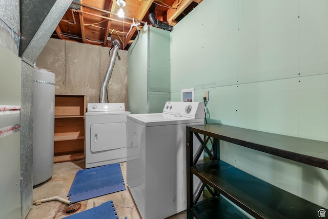 laundry area featuring independent washer and dryer