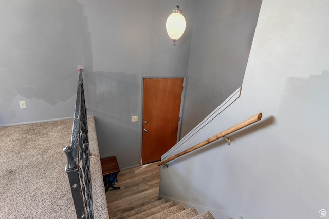 view of staircase
