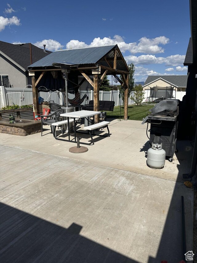 1783 E 2000 S, Naples, UT 84078 - view of patio with a gazebo and area for grilling