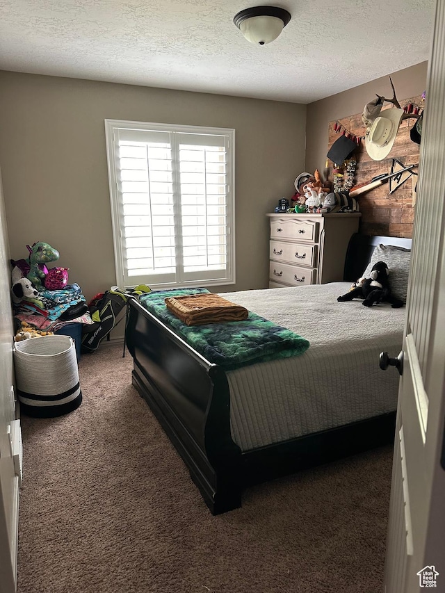 1783 E 2000 S, Naples, UT 84078 - bedroom featuring carpet flooring and a textured ceiling