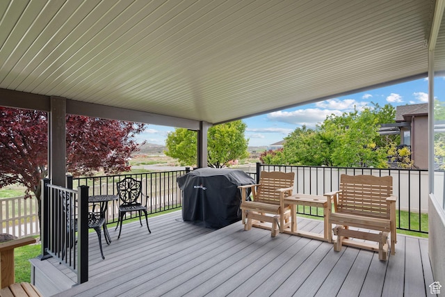 667 W Aspen Hills Blvd N, Saratoga Springs, UT 84045 - deck featuring grilling area