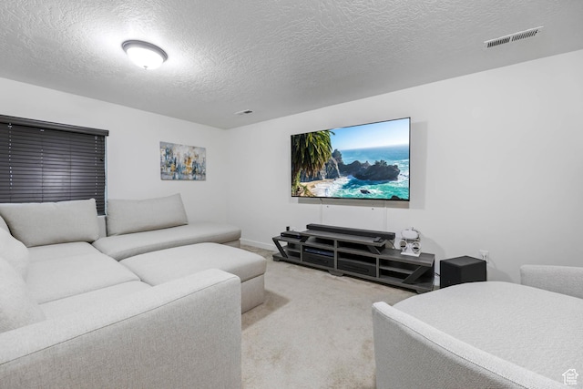 7886 N Bridleway Rd, Eagle Mountain, UT 84005 - living room with carpet floors, a textured ceiling, and baseboards