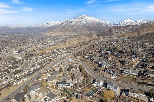 442 E Brew Rd, Draper, UT 84020 - aerial view of property's location featuring mountains and nearby suburban area
