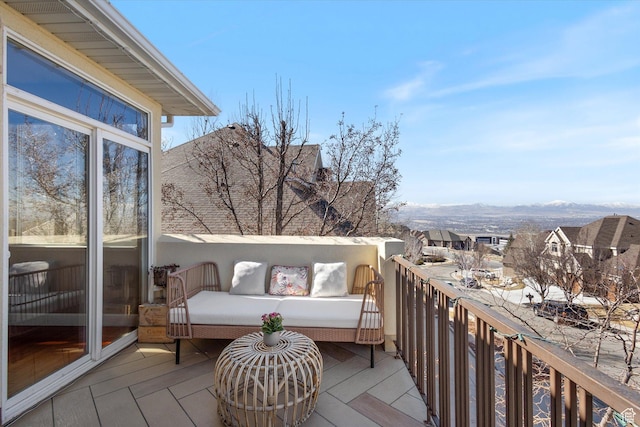 442 E Brew Rd, Draper, UT 84020 - balcony featuring a mountain view and an outdoor hangout area