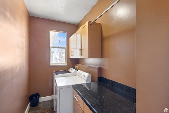 442 E Brew Rd, Draper, UT 84020 - washroom with cabinet space, independent washer and dryer, and baseboards