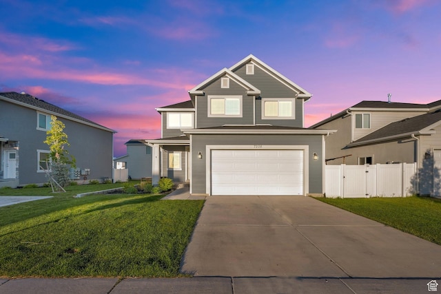 7208 N Silver Spring Way, Eagle Mountain, UT 84005 - traditional home featuring a garage and concrete driveway