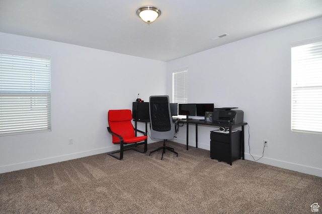 5213 W Courtly Ln, Herriman, UT 84096 - carpeted office featuring baseboards