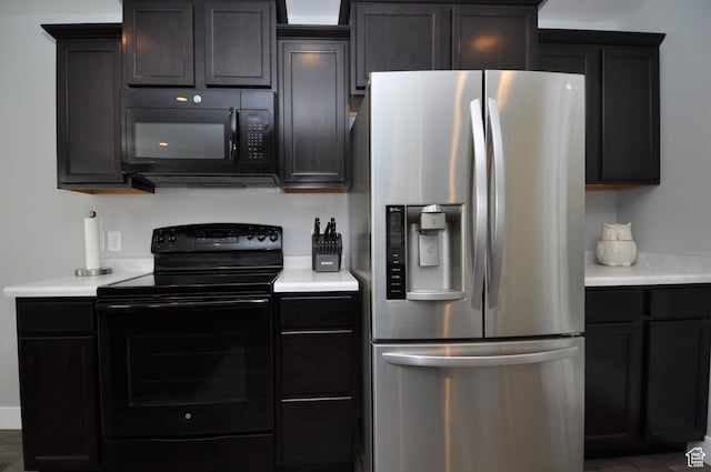 5213 W Courtly Ln, Herriman, UT 84096 - kitchen featuring black appliances and light countertops