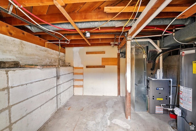 148 E 200 S, Providence, UT 84332 - unfinished below grade area with gas water heater