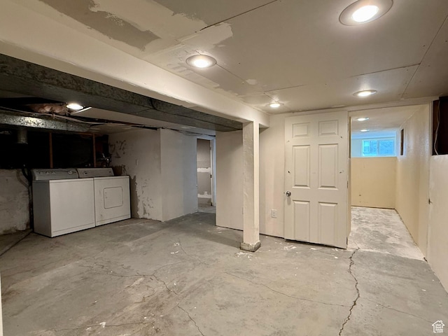 1980 S 600 E, Salt Lake City, UT 84105 - below grade area with washer and clothes dryer