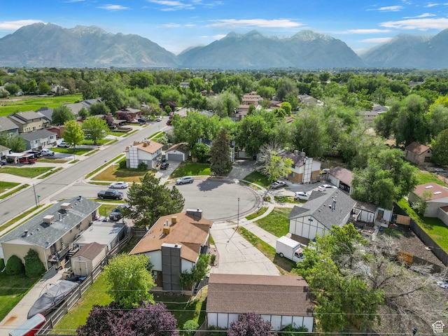 8316 S Carmen Ct E, Sandy, UT 84070 - aerial perspective of suburban area featuring a mountain backdrop