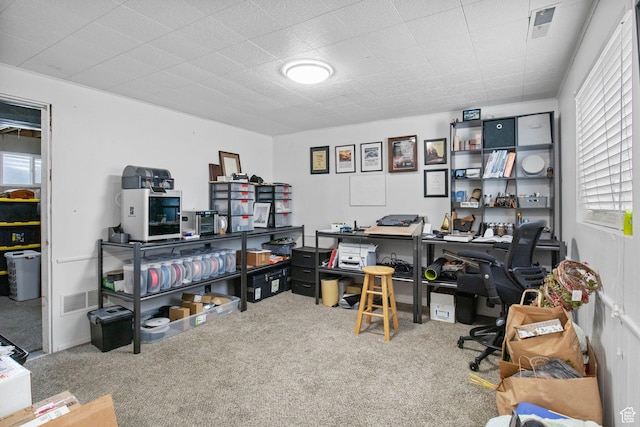 8316 S Carmen Ct E, Sandy, UT 84070 - home office with carpet flooring