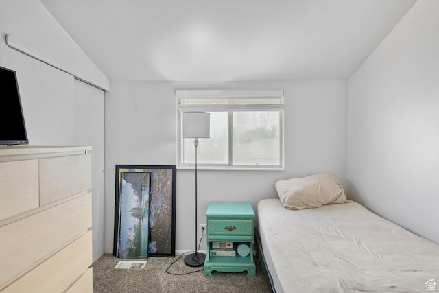 8316 S Carmen Ct E, Sandy, UT 84070 - carpeted bedroom with lofted ceiling