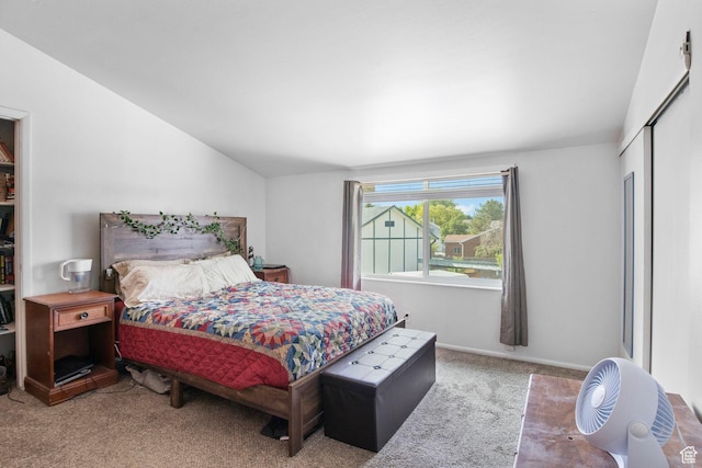 8316 S Carmen Ct E, Sandy, UT 84070 - bedroom featuring carpet flooring and vaulted ceiling
