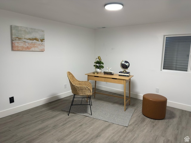 4868 W Seneca Rd S, West Valley City, UT 84120 - office featuring wood finished floors and baseboards