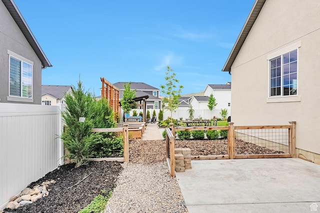 3864 W Safflower Dr, Lehi, UT 84043 - view of patio / terrace featuring a residential view