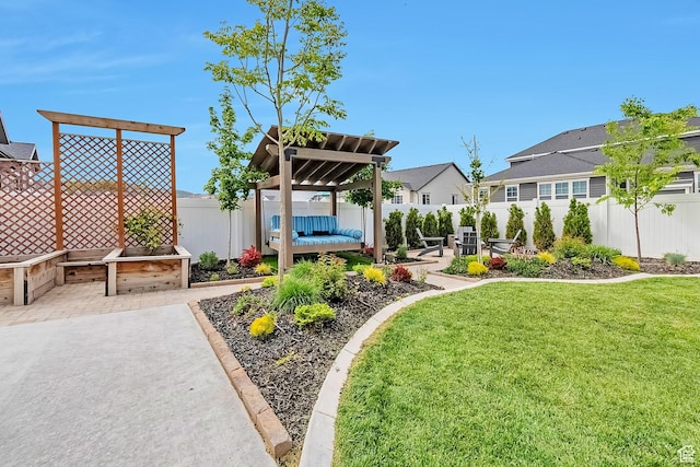 3864 W Safflower Dr, Lehi, UT 84043 - view of yard featuring a patio area