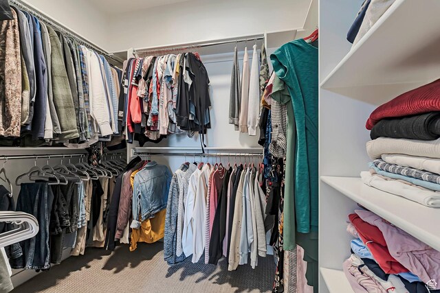 3864 W Safflower Dr, Lehi, UT 84043 - walk in closet with carpet