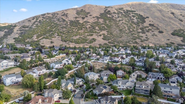 14771 S Brewster Dr, Draper, UT 84020 - aerial view of property and surrounding area featuring a mountainous background and nearby suburban area