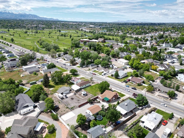 595 W Winchester St, Murray, UT 84123 - aerial perspective of suburban area featuring a mountainous background