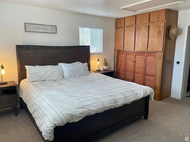 595 W Winchester St, Murray, UT 84123 - bedroom featuring light carpet and attic access