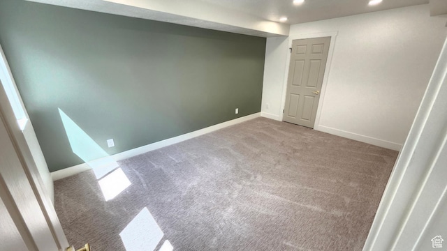 5757 S Surreyrun Rd, Murray, UT 84107 - unfurnished room featuring carpet floors, recessed lighting, and baseboards