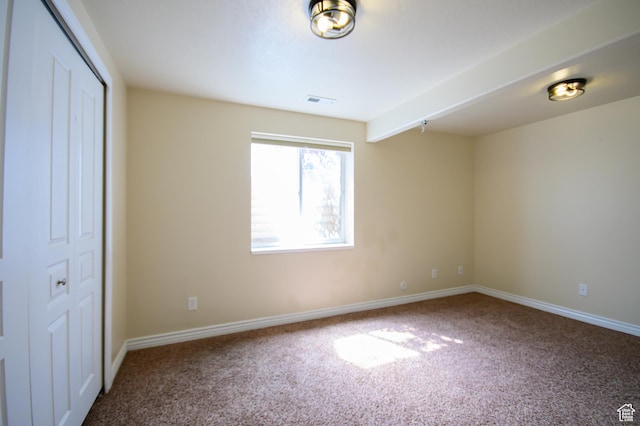 2763 N Hills Dr, Layton, UT 84040 - unfurnished bedroom with carpet floors, baseboards, and a closet