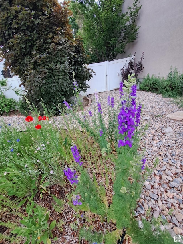 2763 N Hills Dr, Layton, UT 84040 - view of yard featuring a gate