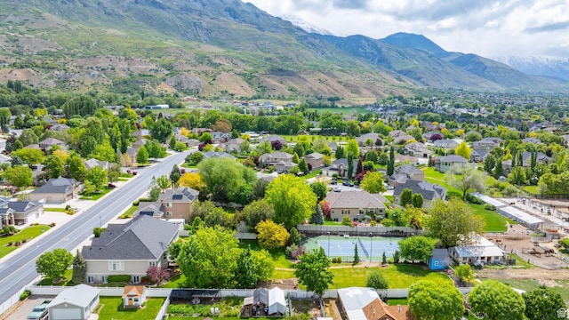 531 W Glendon Way, Pleasant Grove, UT 84062 - aerial view of residential area featuring a mountainous background