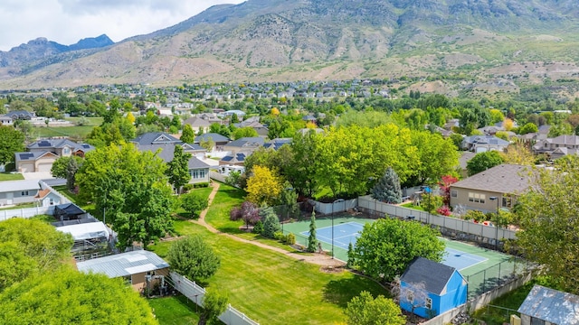531 W Glendon Way, Pleasant Grove, UT 84062 - aerial view of residential area with a mountainous background
