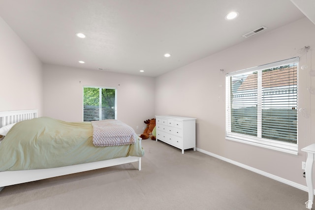 531 W Glendon Way, Pleasant Grove, UT 84062 - bedroom featuring light carpet, recessed lighting, and baseboards