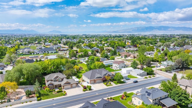531 W Glendon Way, Pleasant Grove, UT 84062 - aerial view of residential area with a mountainous background